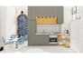 design kitchen interior in 3d and realistic rendering